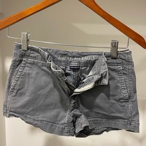 American Eagle Comfy Grey Cargo Shorts